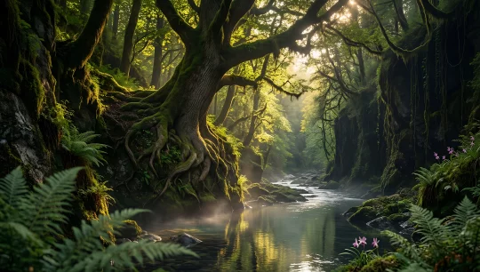 Enchanted Forest Oasis