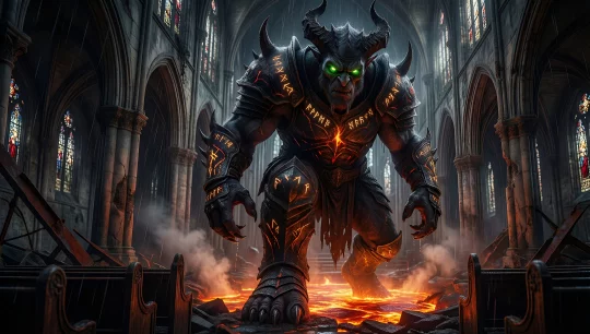 Demon in Ruined Church