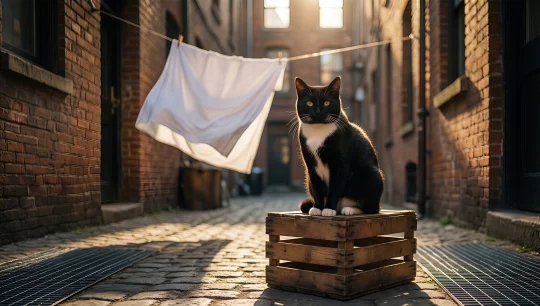 Urban Alleyway Cat