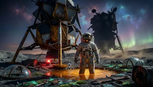 Mars Repair Astronaut