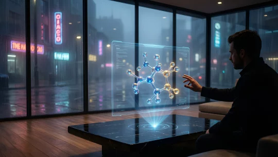 Cyberpunk Futuristic Interface