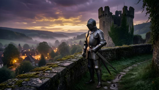 Knight at Dawn: Medieval Castle