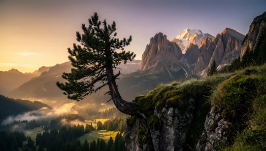 Majestic Mountain Sunset 2