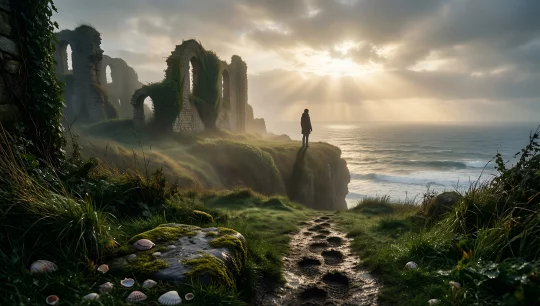 Mystic Ruins by the Sea